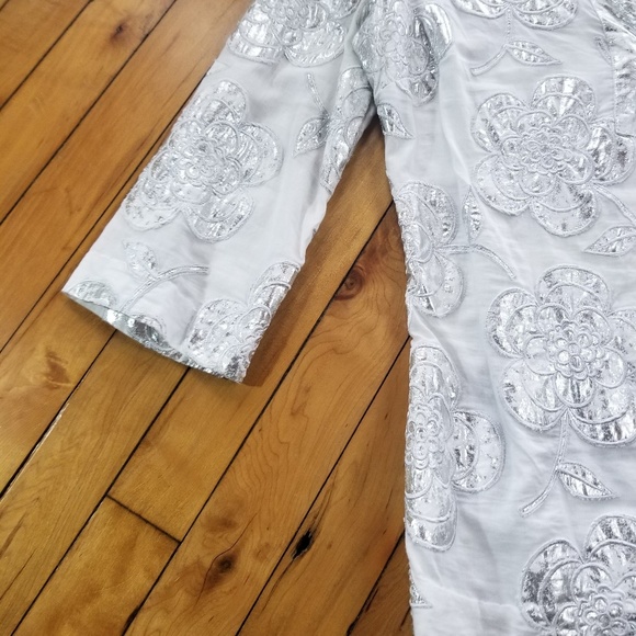 Tory Burch metallic blouse - Picture 4 of 8